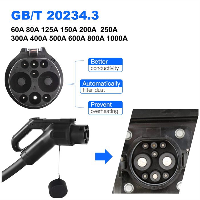 200A Rapid DC Fast Charging GB/T Charging Plugs 200A Rapid DC Fast Charging GB/T Charging Plugs