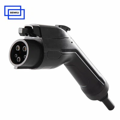 Ceir Trydan Gwefrydd EV 240V AC Math 1 EV Plug